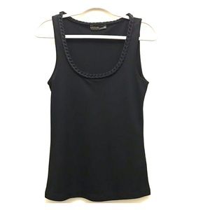 Supertrash Tank Top with Braided Collar